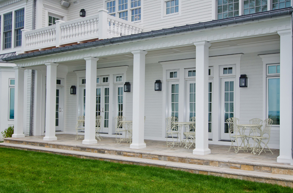 45 Deer Cliff — side elevation, completed