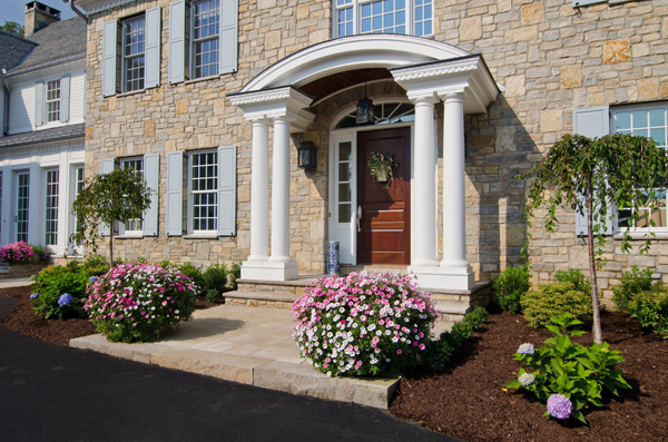 45 Deer Cliff — landscape and approach, completed