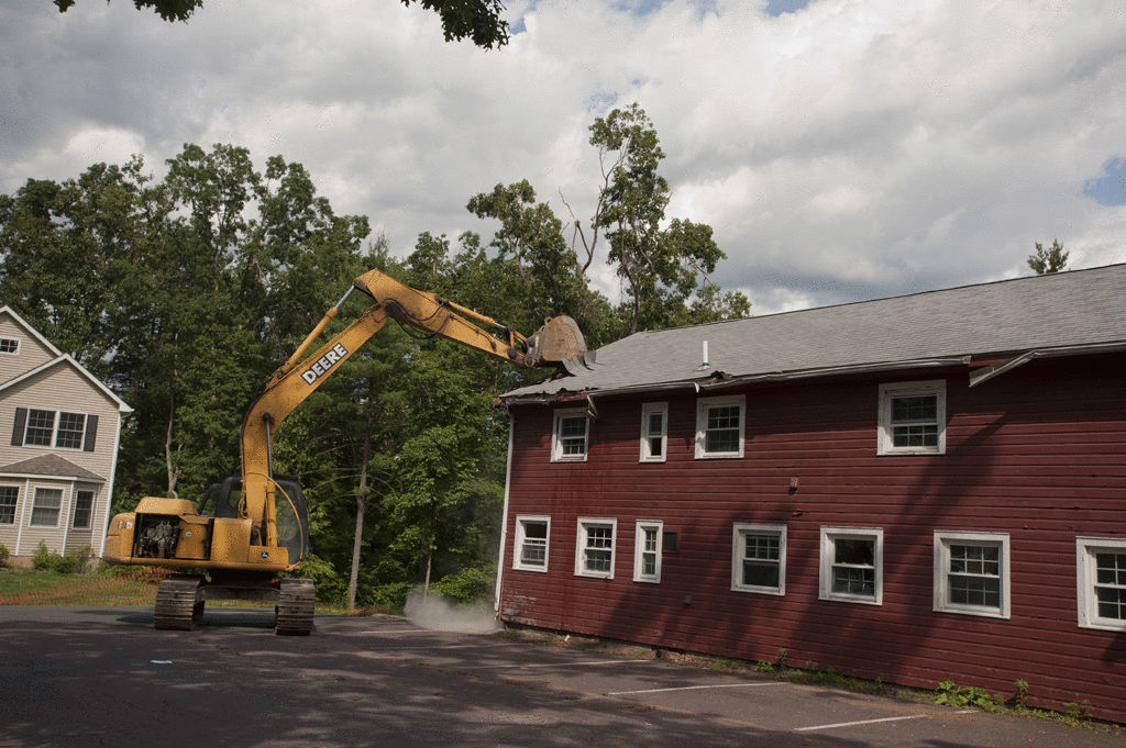 Avon Old Farms Townhouses — construction phase, building envelope