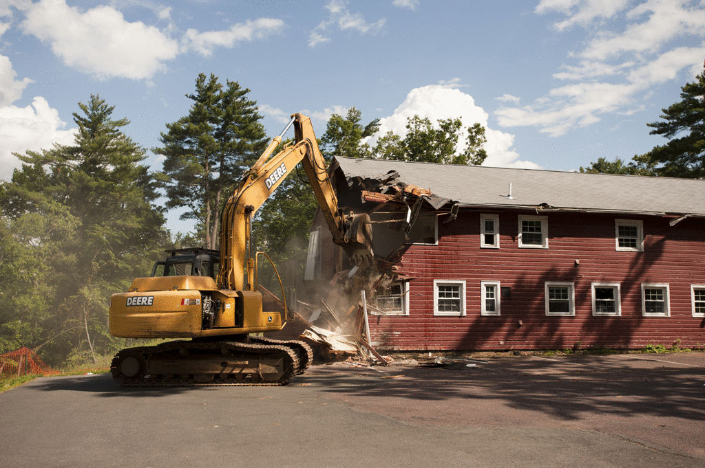 Avon Old Farms Townhouses — construction phase, zip sheathing